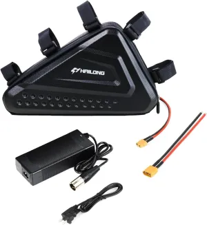 H HAILONG 36V 48V 52V Universal Power Pack with Waterproof Case for 250W-1500W Motor for Mountain Bike Motor Bike/Trike/Scooter Conversion Kit