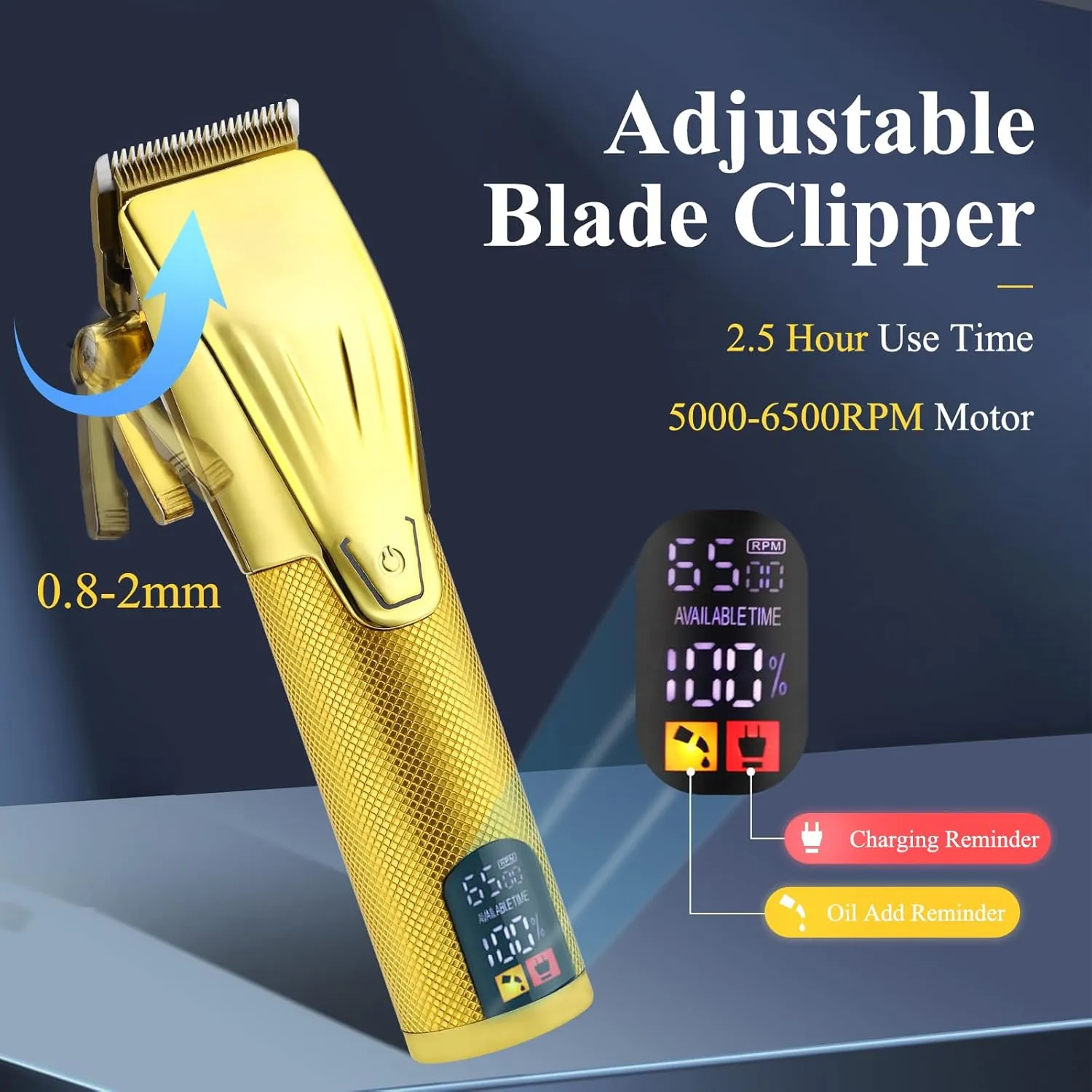 Hair Clippers for Men Professional, Cordless Beard Trimmer, 3 in 1 Clippers and Trimmers and Electric Razor Shaver Set with Bag, Mens Hair Clippers for Hair Cutting, Family, Barber