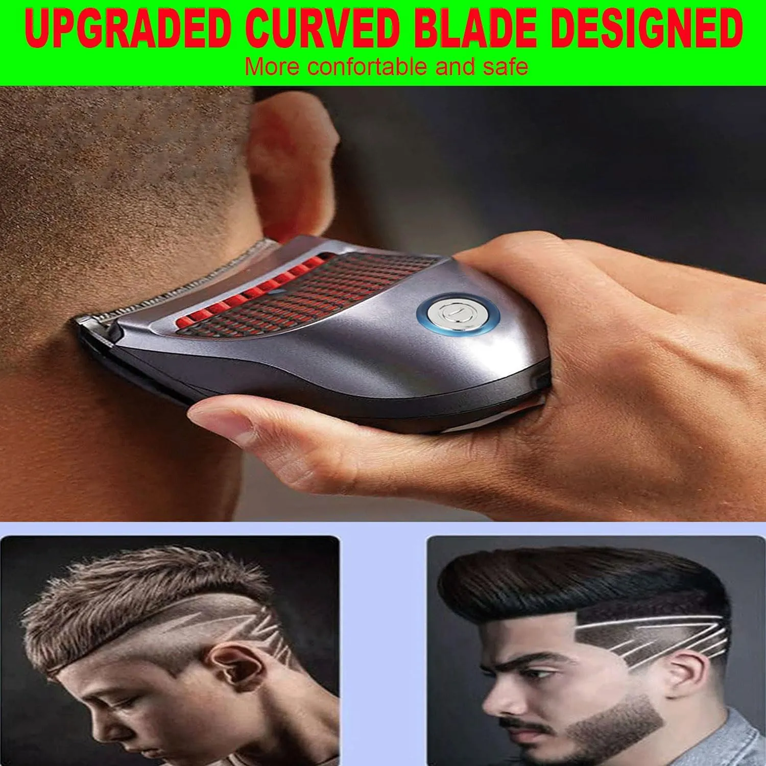 Hair Clippers Shortcut Self-Haircut Kit for Men, USB Rechargeable Cordless Electric Hair Trimmer Professional Hair Cutting Machine Shortcut Self Grooming Haircut Kit with 9 Combs