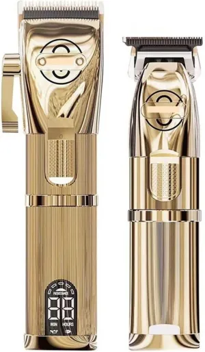 Hair Trimmer Professional 3pcs/ Lot Hair Electric Clipper Set Barber Hair Cutting Trimmer Shaving Razors Clipper Barbershop Haircut Tools Hair Care and Styling