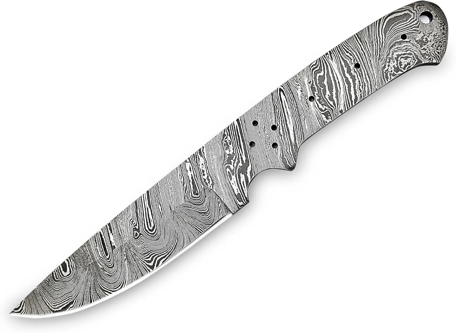 Handmade Damascus Steel Blank Blade | Hand Forged full tang knife Steel Blade | 9.5 Inches Handmade Camping Knife Making Supplies| HUNT-20
