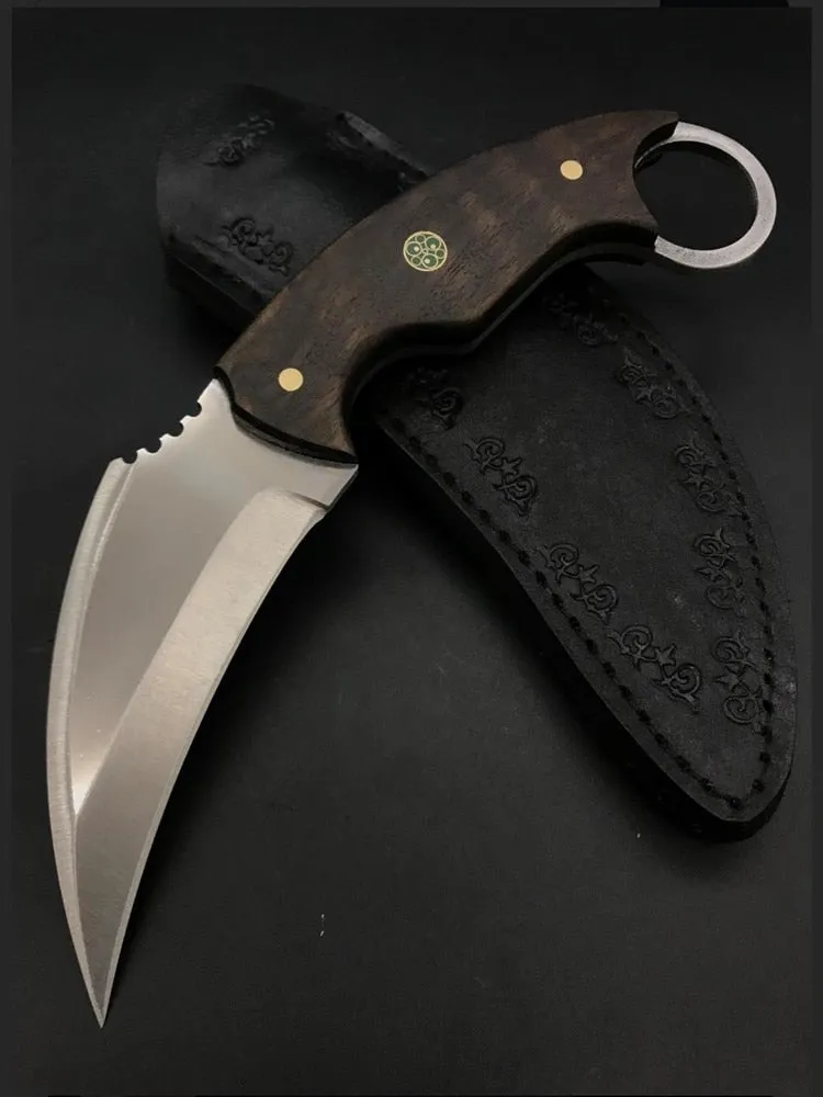 Handmade Karambit with Wood Handle