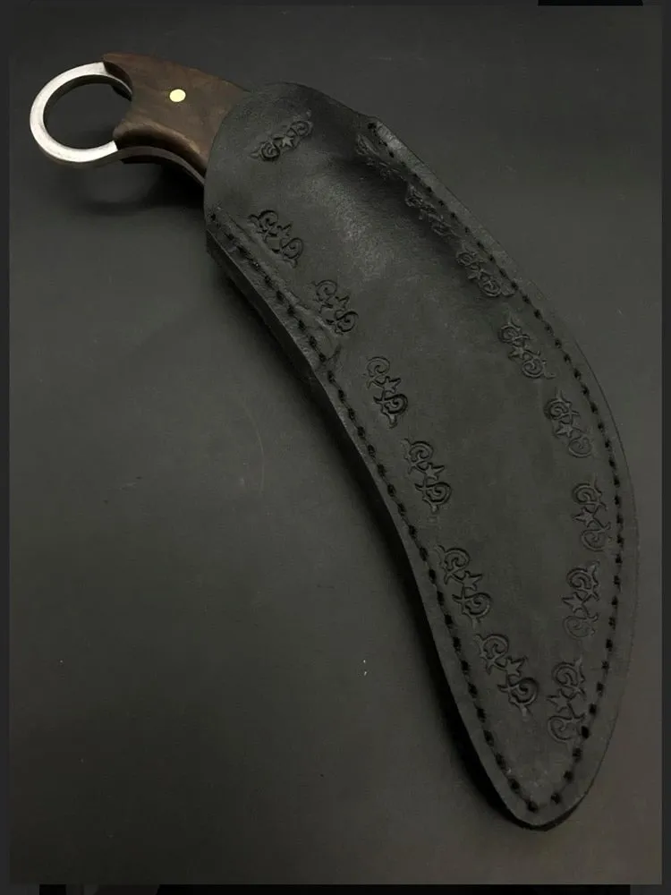 Handmade Karambit with Wood Handle