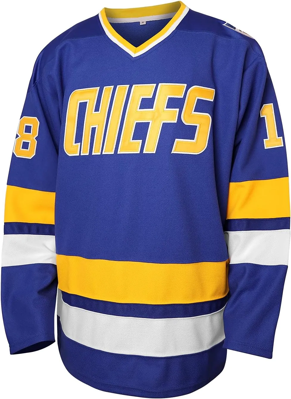 Hanson Brothers Jersey, Charlestown Chiefs 16,17,18 Slap Shot Ice Hockey Movie Jersey