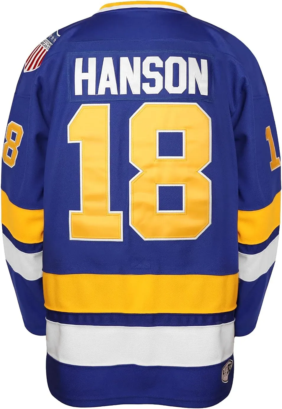 Hanson Brothers Jersey, Charlestown Chiefs 16,17,18 Slap Shot Ice Hockey Movie Jersey