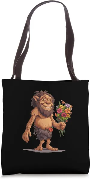 Happy ice age Neanderthal Tote Bag