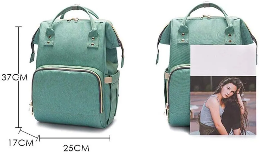 HBJWOV Mummy Bag Shoulder Multifunctional Large Capacity Lightweight Light Mother Bag Baby Bag Out Bag(D)