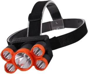 Headlamp Rechargeable Led Head-Mounted Miner's Lamp Outdoor Waterproof Long-Range Household Flashlight Night Fishing Lamp