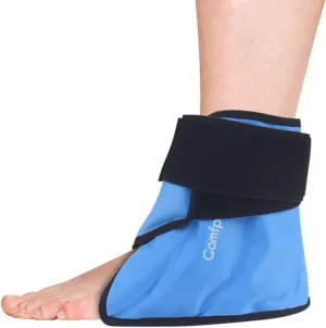 Heel Ice Pack for Plantar Fasciitis, Reusable Hot Cold Therapy Foot Ankle Wrap Achilles Tendonitis, Sprain, Swelling, Pain, Sports Injuries