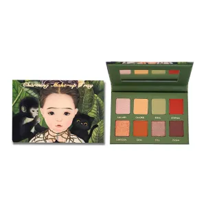 Highly Pigmented Eyeshadow Palette , 8 Colors Matte Shimmer Glitter Metallic Eyeshadow Palette Water proof Blendable Long Lasting Natural Colors Make Up Eyeshadow Cosmetics Gift Kit-Great for Travel (#01)