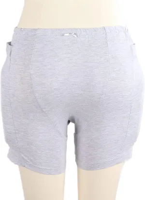 Hip Protectors for Elderly, Hip , Shorts Breathable Sweat Absorbing Safety Hip Protector Pants, Comfortable Hip for Falls Injury, Grey (L)
