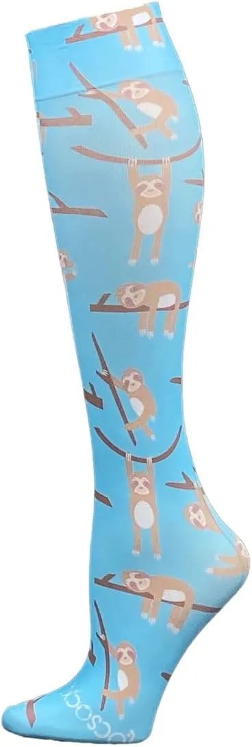 Hocsocx Sloths Socks Performance Liner Moisture-Wicking Protection for Field Hockey, Ice Hockey, and Soccer