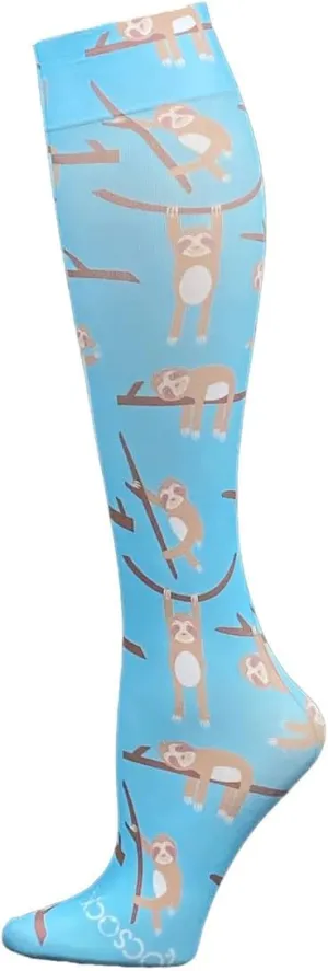 Hocsocx Sloths Socks Performance Liner Moisture-Wicking Protection for Field Hockey, Ice Hockey, and Soccer