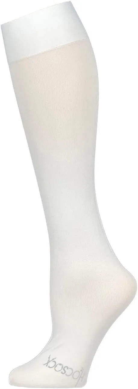 Hocsocx White Performance Liner Socks Moisture Wicking Protection for Field Hockey Soccer Ski Horseback Riding