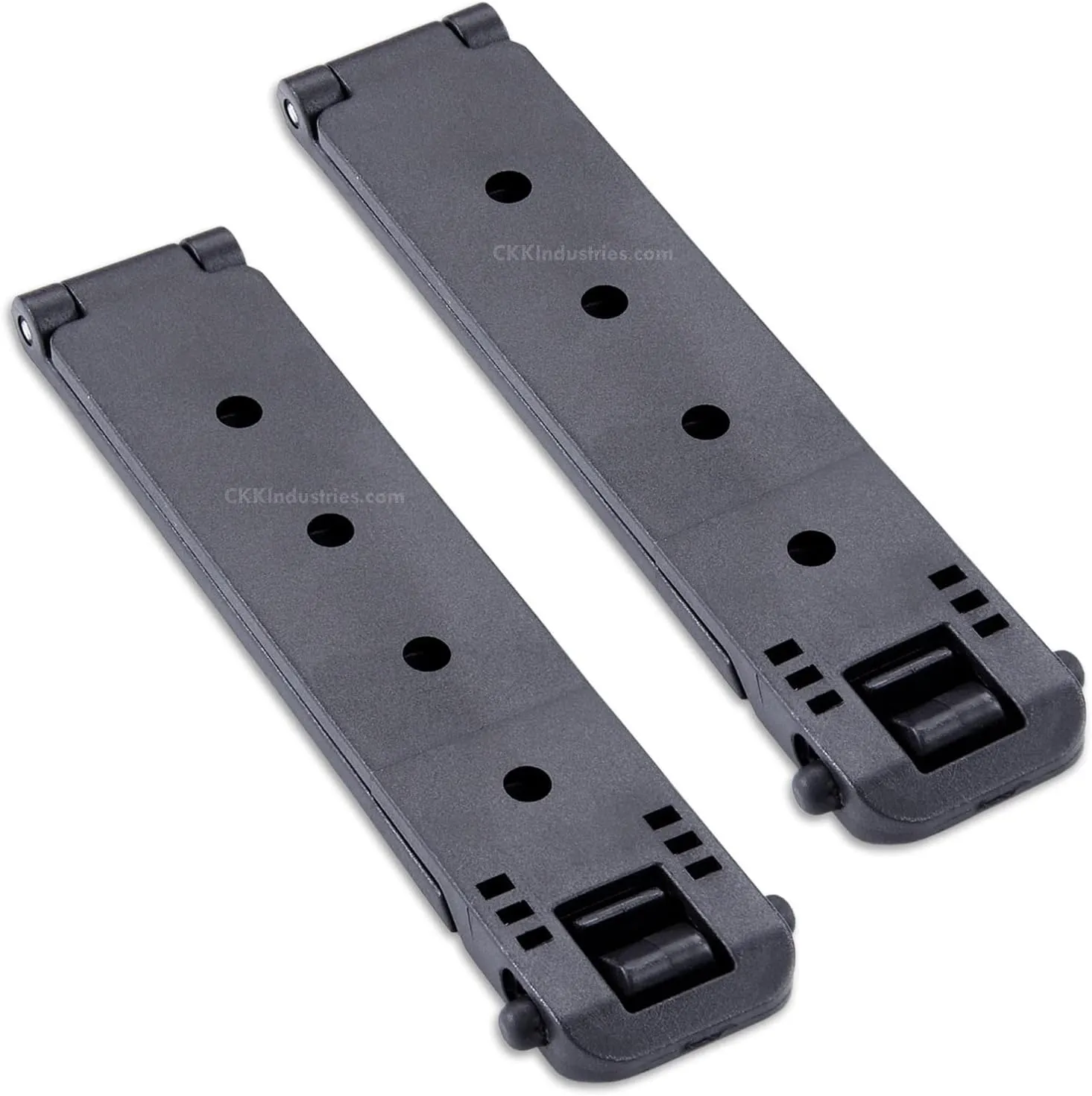 HolsterSmith Molle Compatible Locking Belt Clips w/Mounting Hardware – (1.50, 2.0, 3.0, & 5.0 Inch) – Molle Attachments for Knife Sheath, Gun Holster, Mag Pouch, Molle Vest & Gear