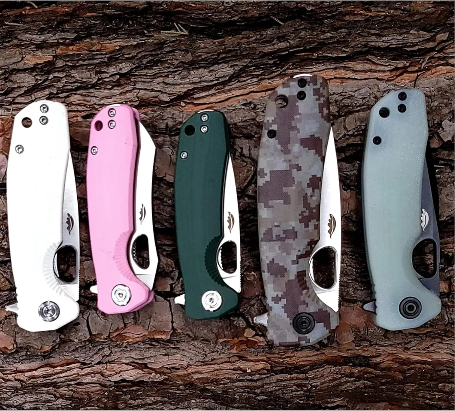 Honey Badger Knife Replacement Handle, Replacement Handle Kit for Honey Badger Knives in G10 with Backspacer, Compatible with Knives with Left/Right Pocket Clip