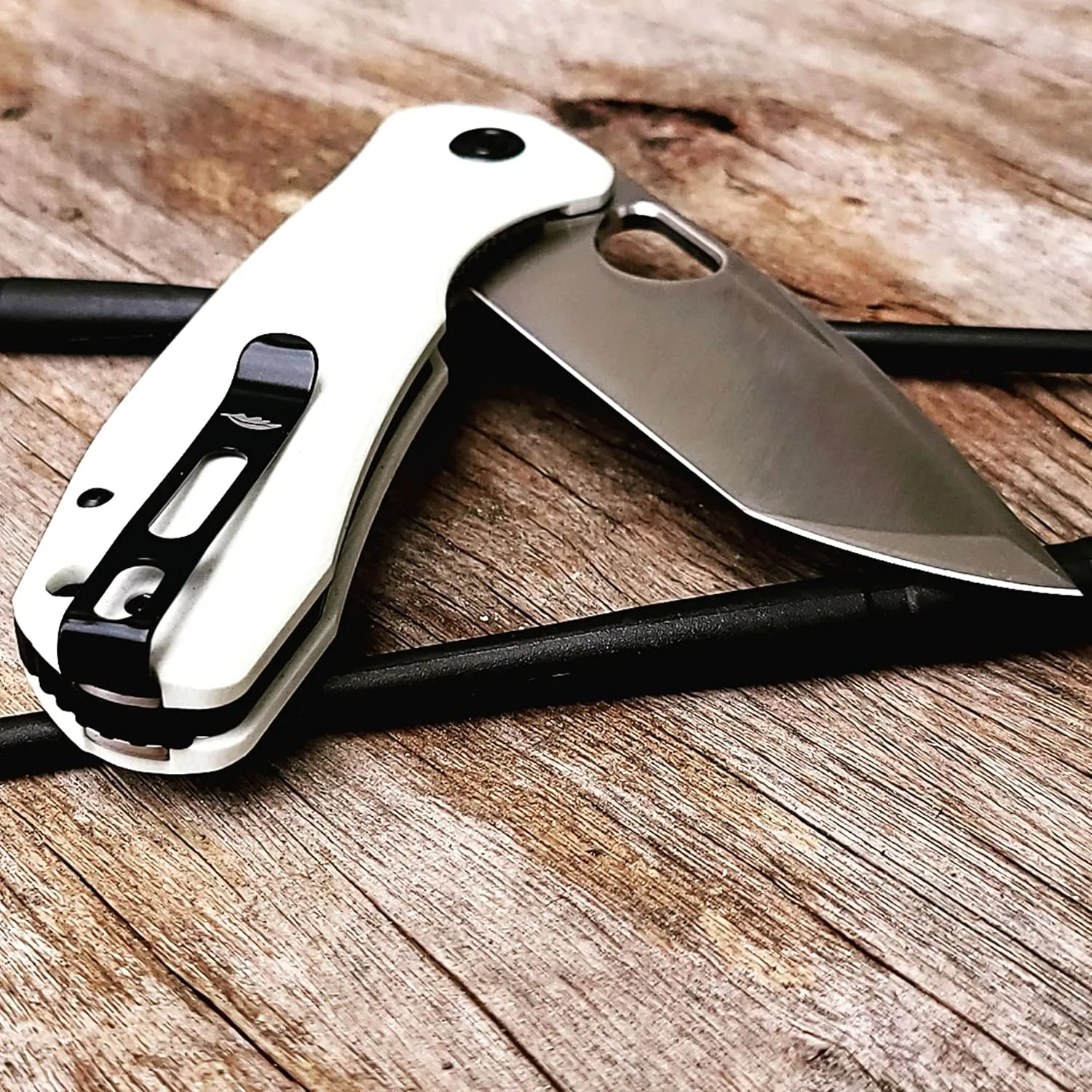 Honey Badger Knife Replacement Handle, Replacement Handle Kit for Honey Badger Knives in G10 with Backspacer, Compatible with Knives with Left/Right Pocket Clip