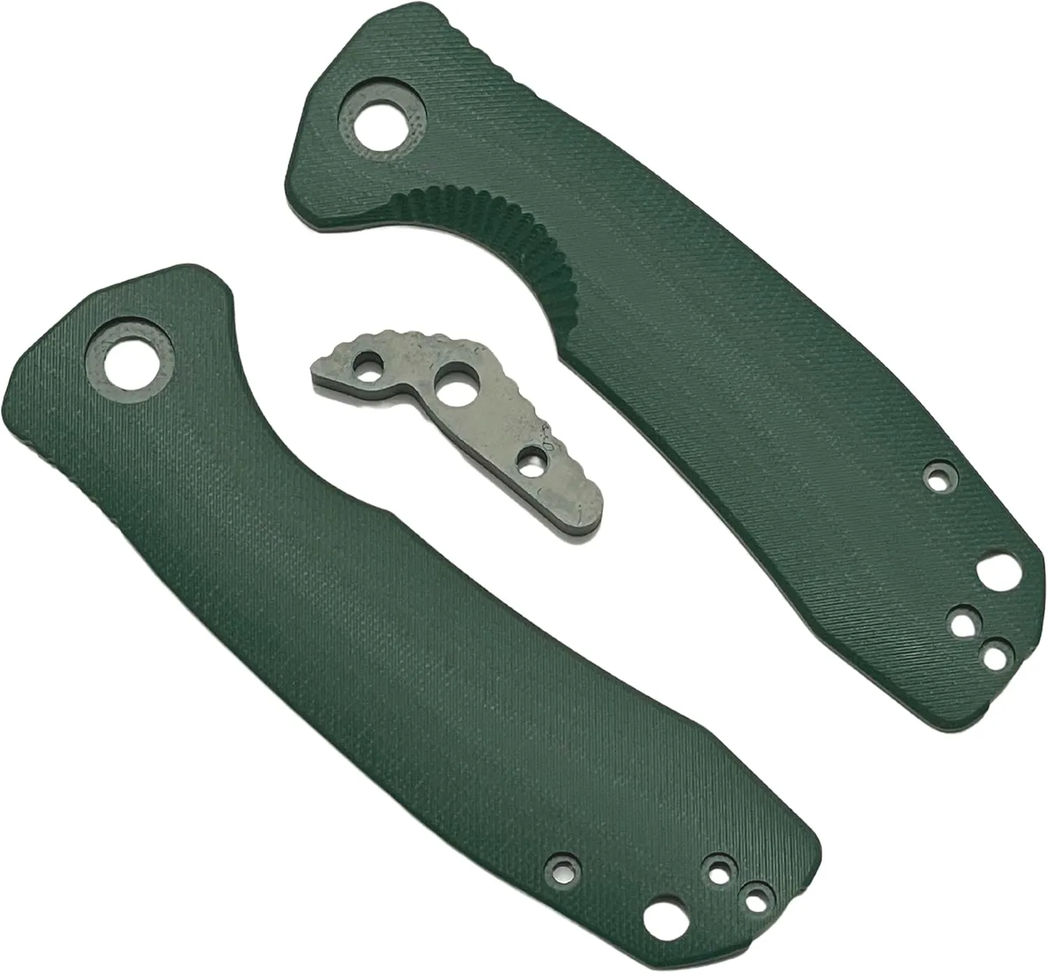 Honey Badger Knife Replacement Handle, Replacement Handle Kit for Honey Badger Knives in G10 with Backspacer, Compatible with Knives with Left/Right Pocket Clip