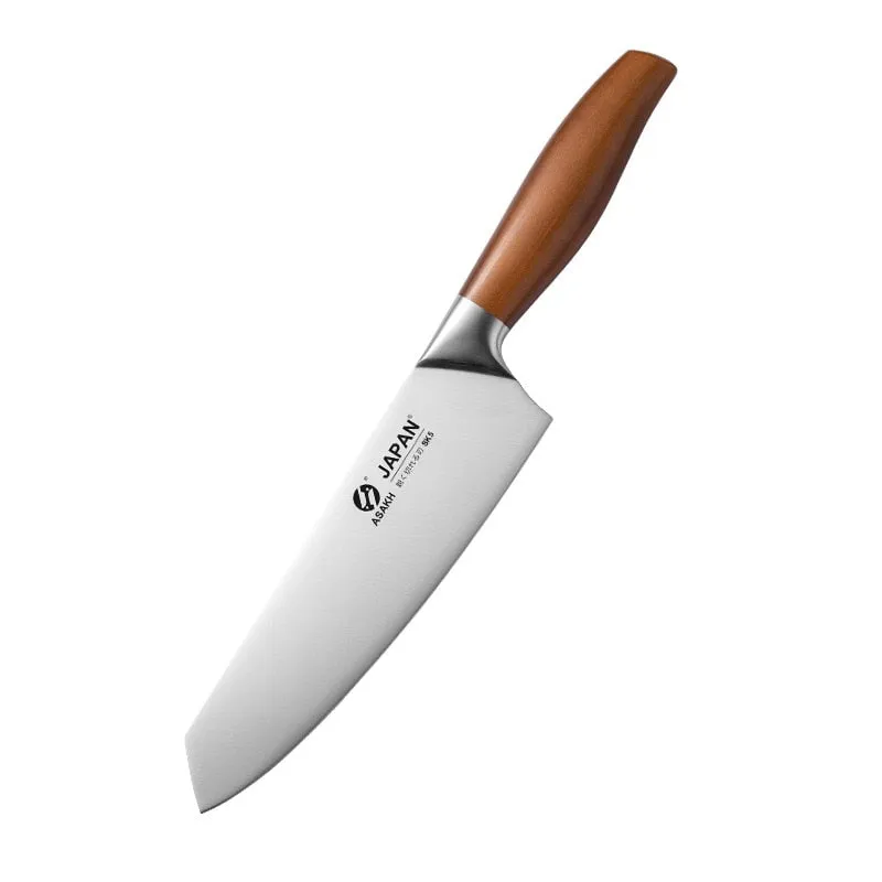 HULIANFU Stainless Steel Japanese Chef Knives Set Meat Fish Vegetables Chopping Cleaver Butcher Knife Chinese Kitchen Knife with Gift Box