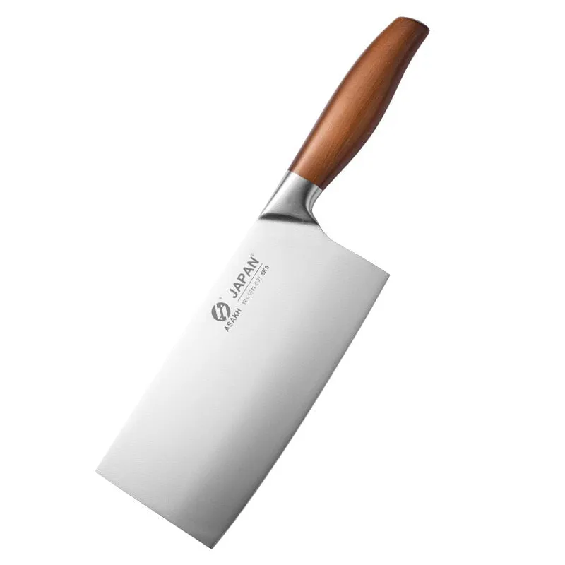HULIANFU Stainless Steel Japanese Chef Knives Set Meat Fish Vegetables Chopping Cleaver Butcher Knife Chinese Kitchen Knife with Gift Box