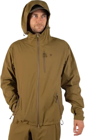 Hunting and Fishing 3L Ultralight Rain Jacket - Mallard Green