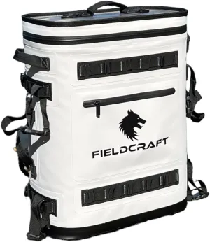 Hypalon TPU Insulated Cooler Backpack Leakproof Waterproof Cooler Bag, Arctic Wolf by Fieldcraft for Travel Sports, Beach, Outdoor Activities, Fishing, Hiking, Camping, and Hunting,