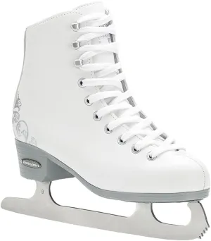 Ice by Rollerblade Allure Girls Figure Skate, White, Ice Skates