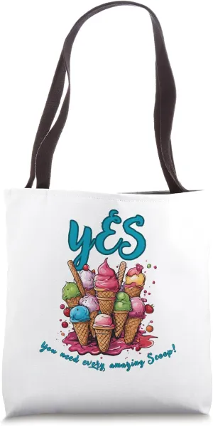ice cream maker - making ice cream - Ice Cream Parlor Owner Tote Bag