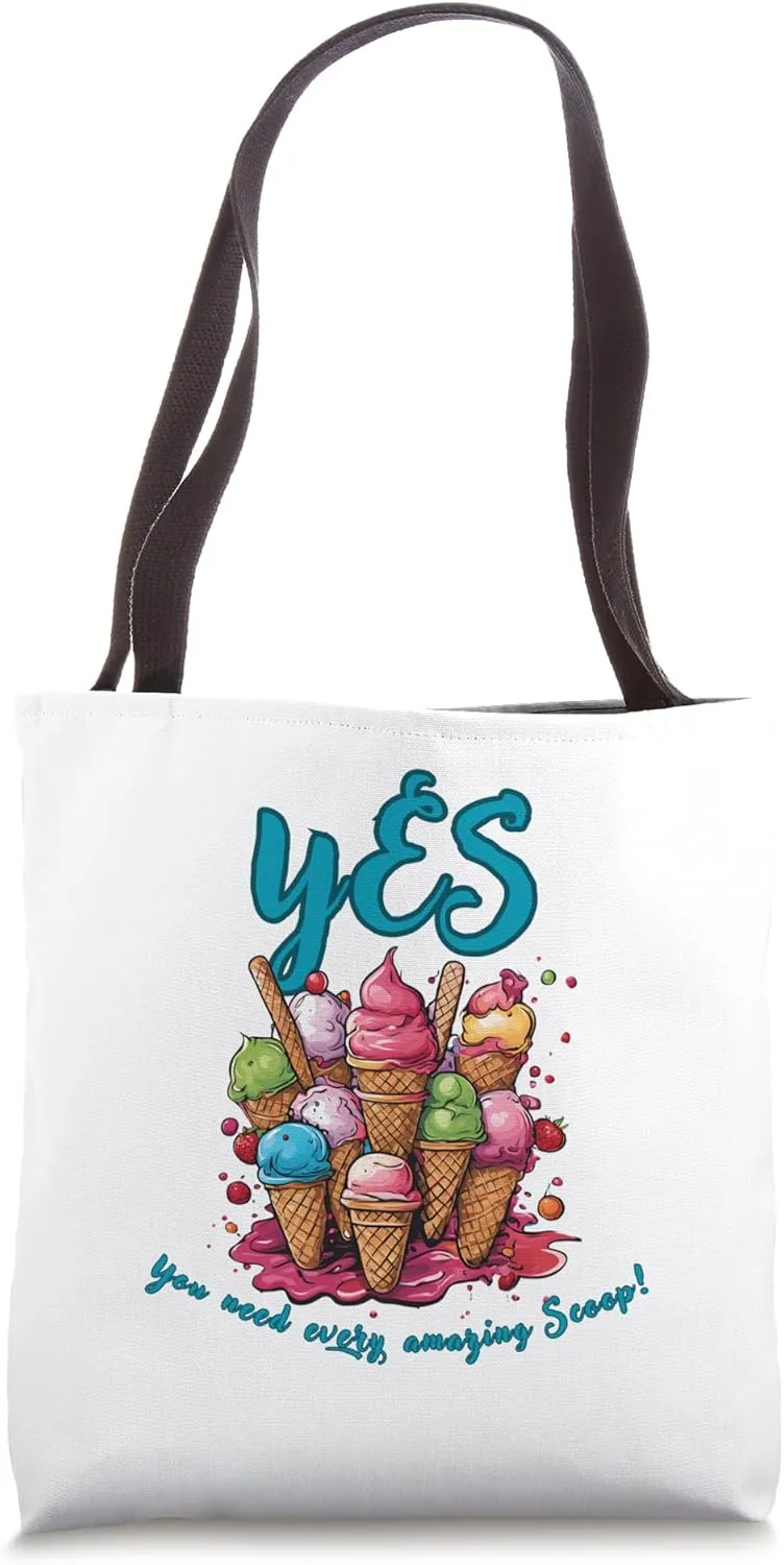 ice cream maker - making ice cream - Ice Cream Parlor Owner Tote Bag
