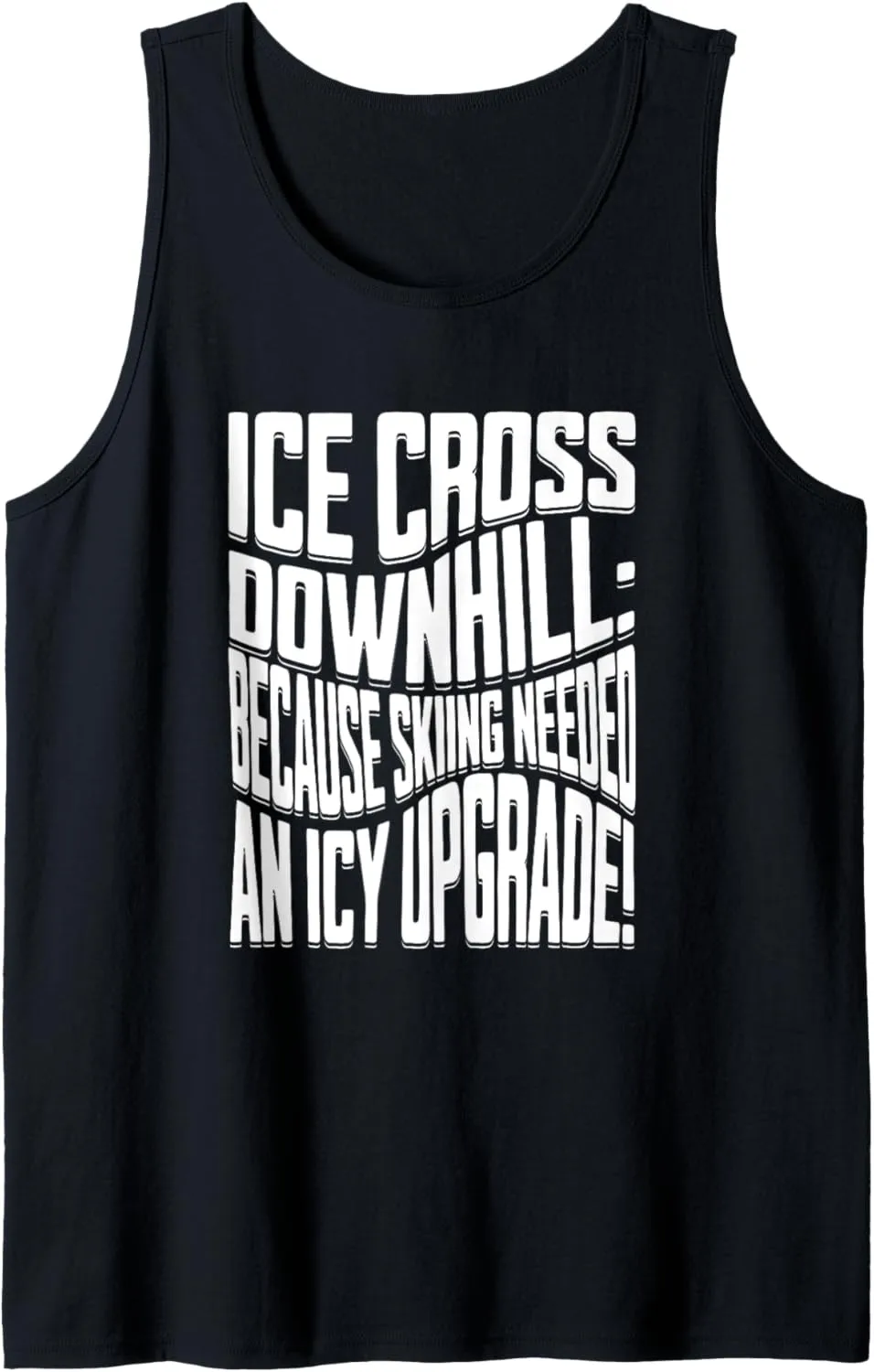 ice cross downhiller snow alpine sledding Ice Cross Downhill Tank Top