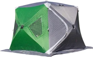 ice Fishing Tent ice Fishing shelter Insulated Winter Outdoor Thickened, Warm, Windproof, Snow and Ice Fishing Tent for 2-3 People, Portable and Free of Installation(Color:4)