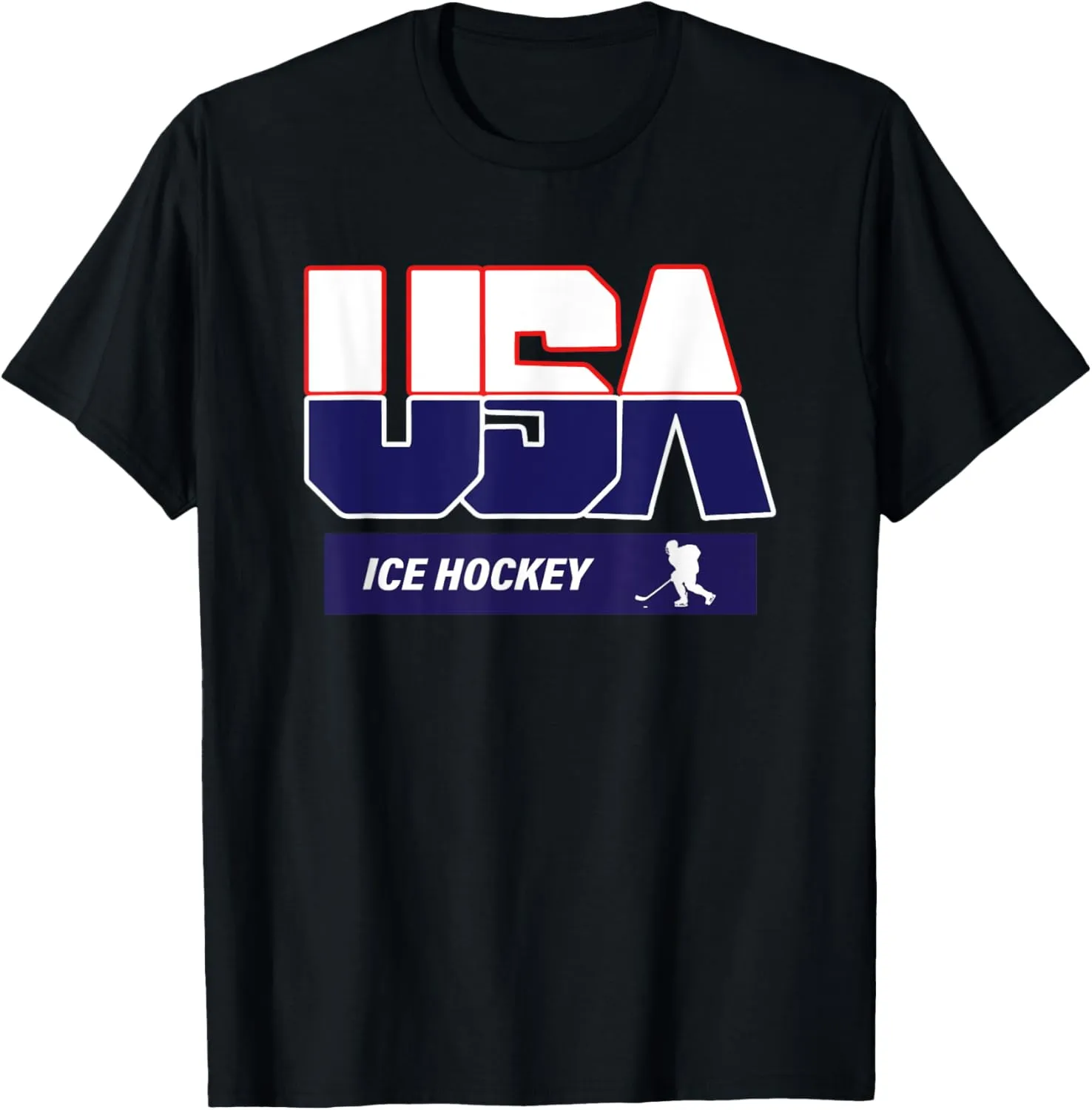 Ice Hockey 2022 Souvenir USA Team T-Shirt