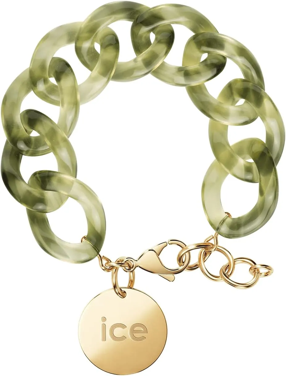 ICE-WATCH - Ice Jewellery Bracelet for Women - Splash-Proof - Easy to Adjust - Acetate, Stainless Steel Chain