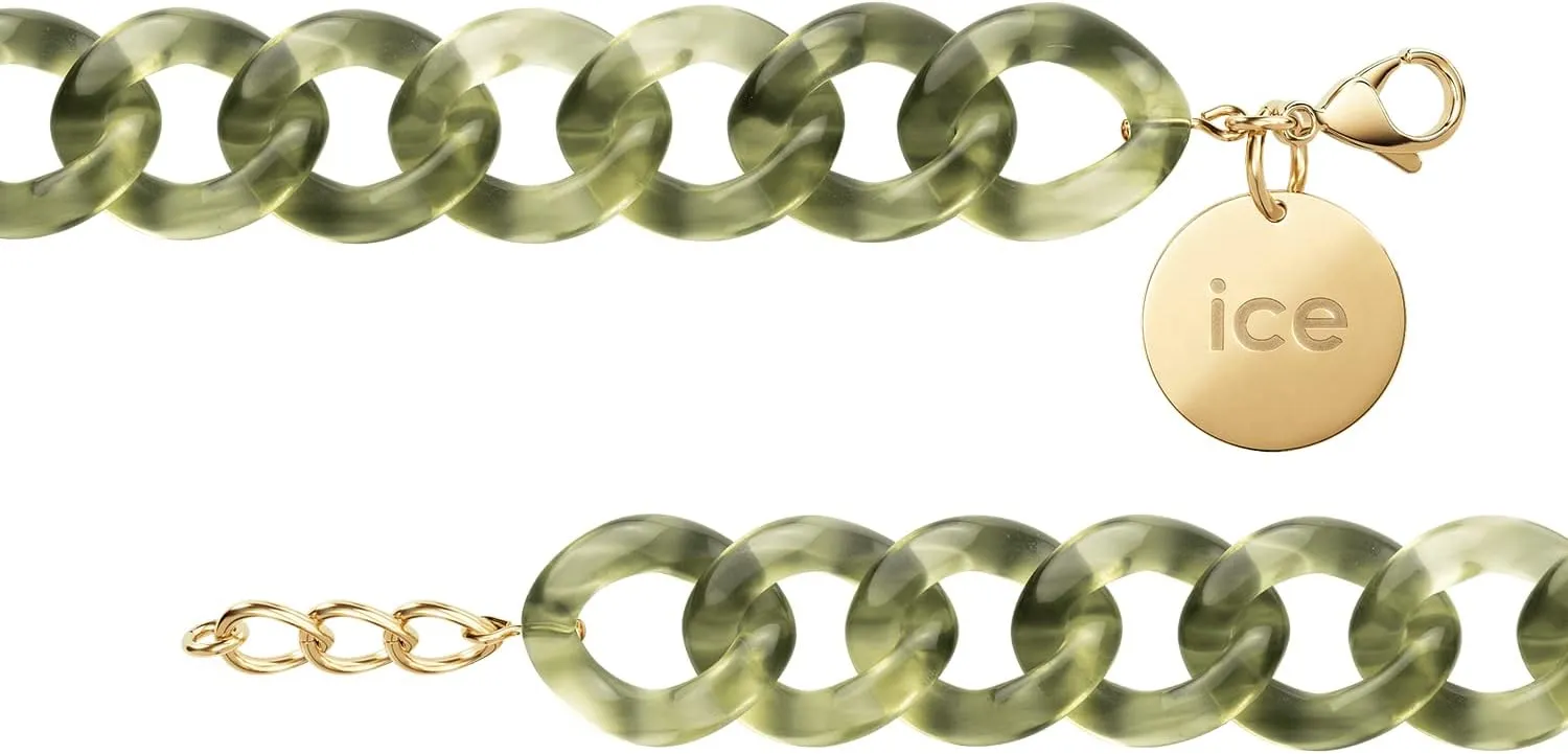 ICE-WATCH - Ice Jewellery Bracelet for Women - Splash-Proof - Easy to Adjust - Acetate, Stainless Steel Chain