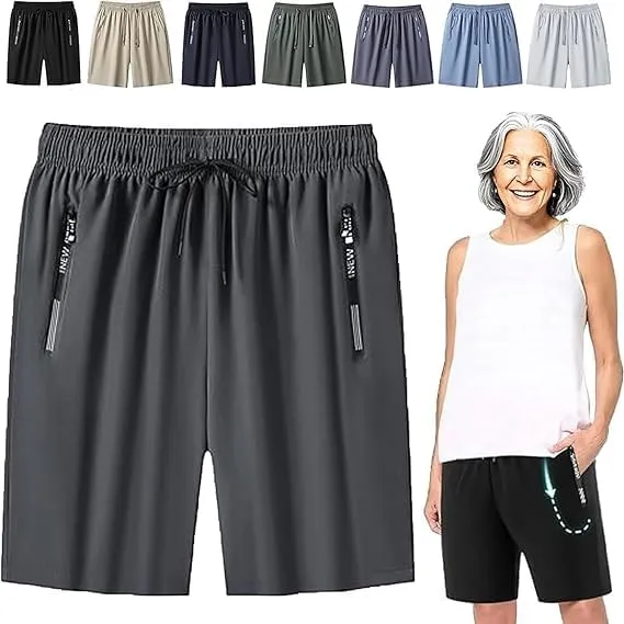 ICY Shorts - Airyflex Iced Active Silk Cooling Stretch Quick Drying Shorts for Senior Women Over 50