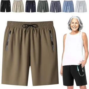 ICY Shorts - Airyflex Iced Active Silk Cooling Stretch Quick Drying Shorts for Senior Women Over 50