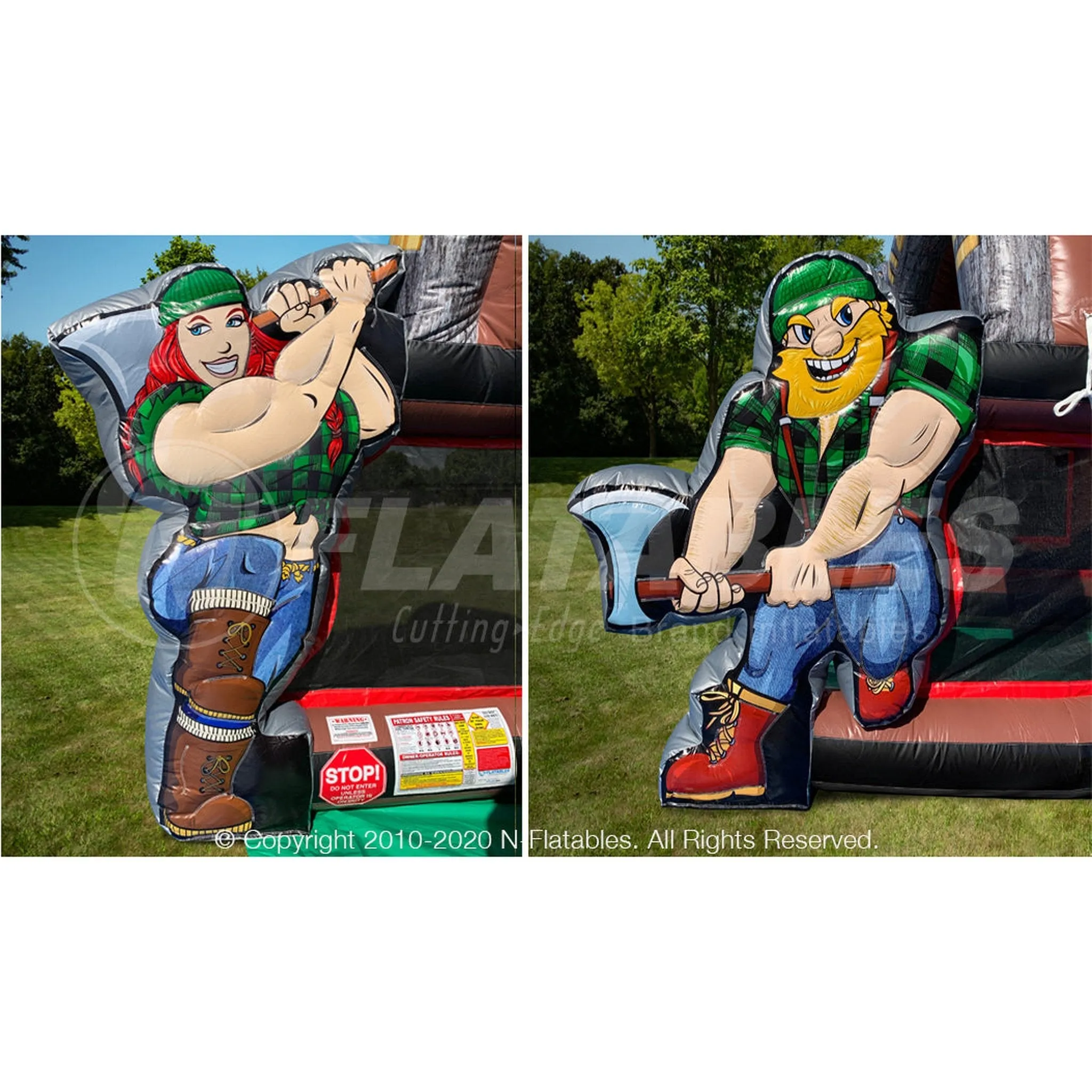 Inflatable Lumberjack Axe Throw (Single)