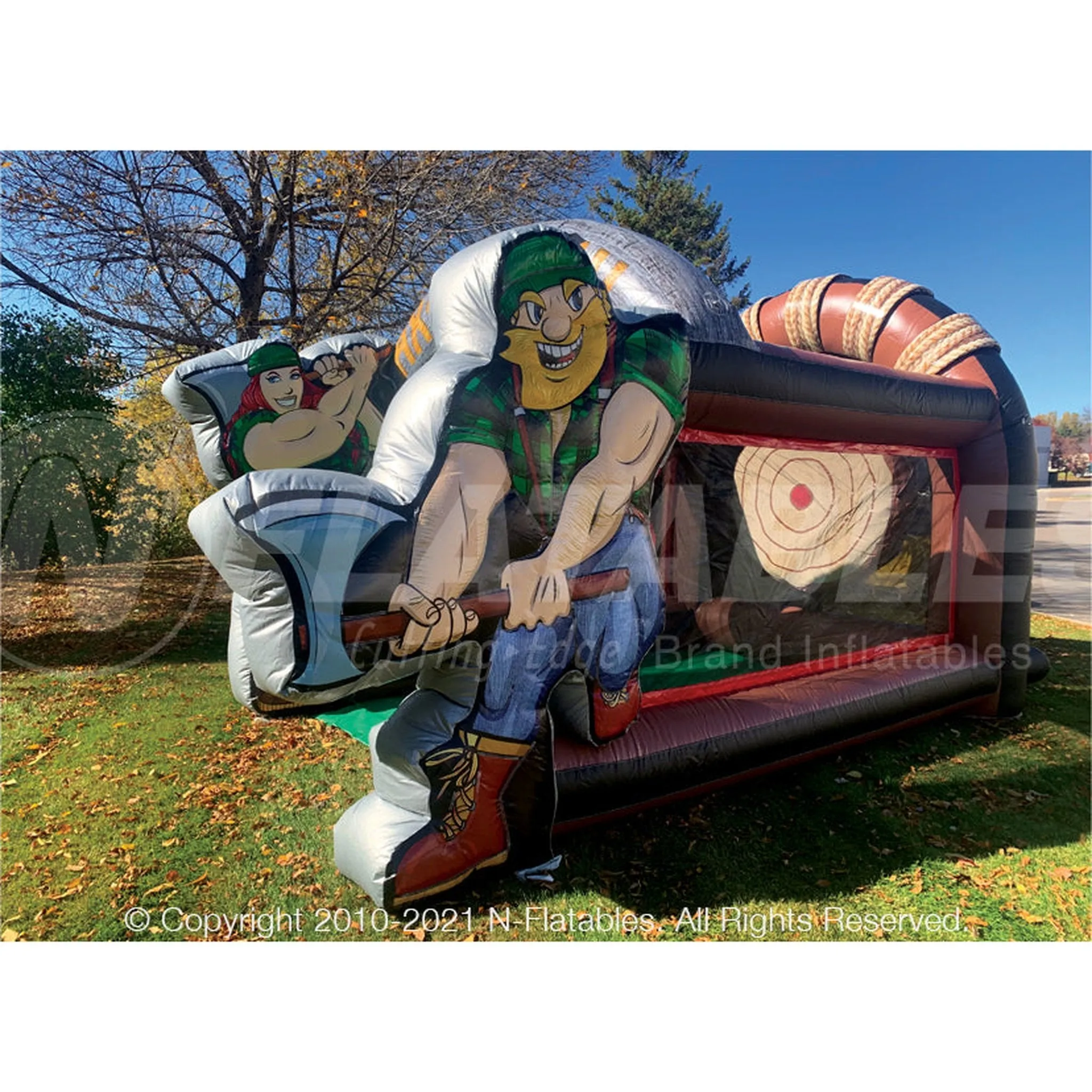 Inflatable Lumberjack Axe Throw (Single)