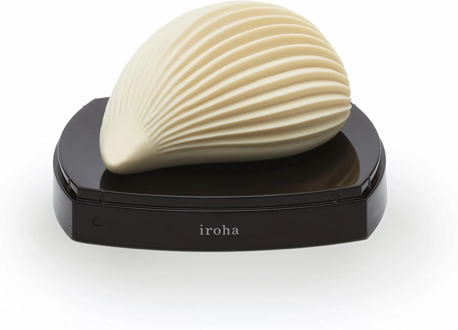 iroha  Cream KUSHI Women Vibrator, Waterproof Soft Silicone Rechargeable Sensual Massager, HMP-02