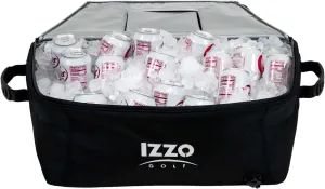 Izzo Front Hood Riding Golf Cart Cooler (Black)