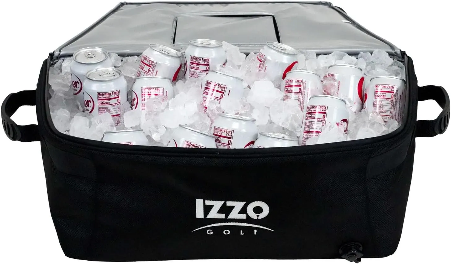 Izzo Front Hood Riding Golf Cart Cooler (Black)