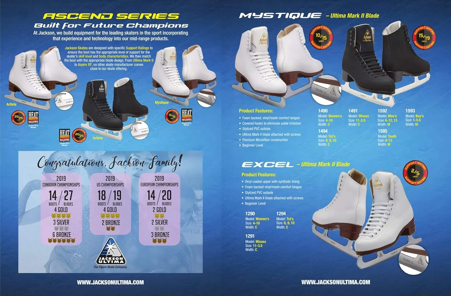 Jackson Ultima Figure Ice Skates for Women and Girls Bundle with Bag and/or Guardog Skate Guards