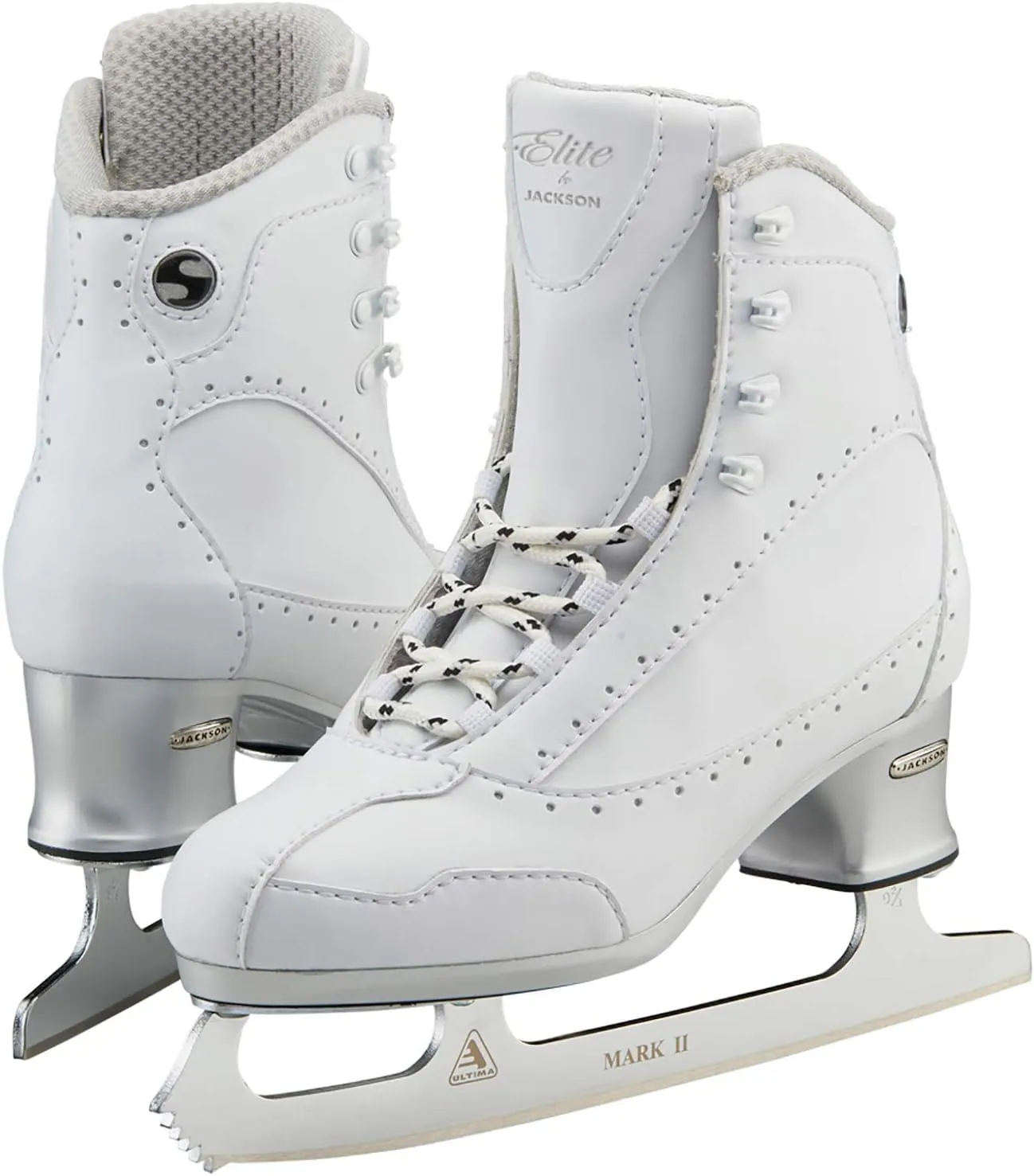 Jackson Ultima Softec Elite Womens/Girls Figure Ice Skates - Womens Size 7, White, (ST7200.WH.070)