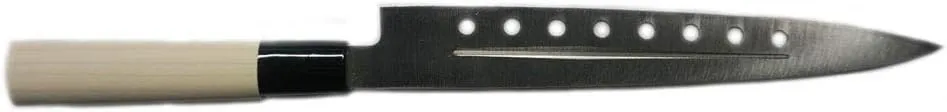 JapanBargain 1551, Non-Stick Yanagiba Sashimi Knife Japanese High Carbon Stainless Steel Sushi Chef Knife Made in Japan, 200mm