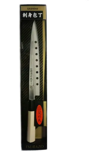 JapanBargain 1551, Non-Stick Yanagiba Sashimi Knife Japanese High Carbon Stainless Steel Sushi Chef Knife Made in Japan, 200mm