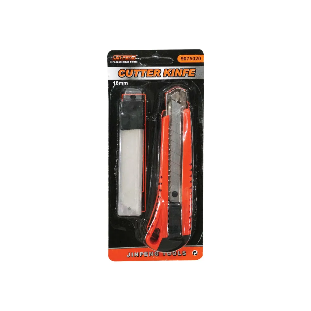 JINFENG 2 In 1 Cutter Knife (18mm)