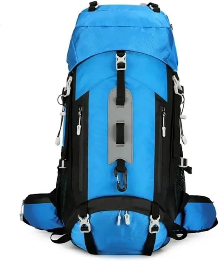 JSEIAJB Waterproof Backpacking Mountaineering Backpack 60L Hiking Backpack Large Capacity Camping Backpack