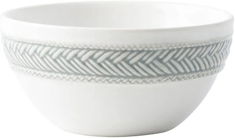Juliska Le Panier Cereal/Ice Cream Bowl - Grey Mist, Dinnerware