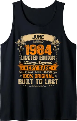 June 1984 Limited Edition Living Legend Very Rare Wild Tank Top
