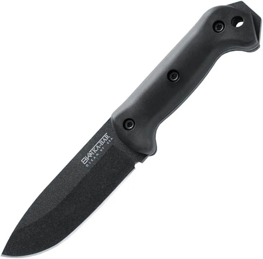 Ka-Bar BK-22 Becker Companion Fixed Blade Knife with HD Polyester Front Pocket Sheath (5.25-Inch)